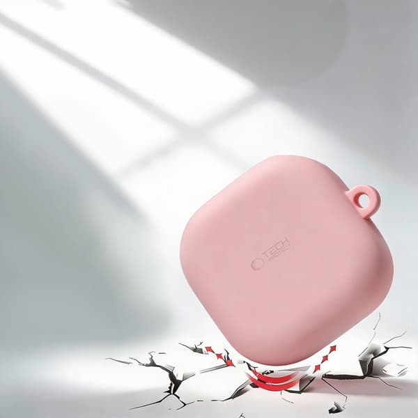 Tech-Protect Kuori Galaxy Buds 4/4 Pro Silikonikoukku - Musta