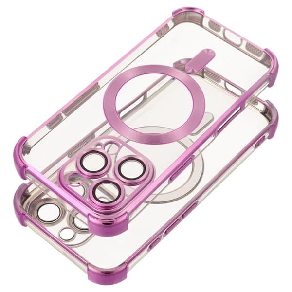 Telefontaske til iPhone 16 Pro MagSafe Antishock Electro - Lilla