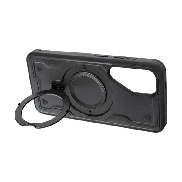 Telefontaske til Galaxy S25 Edge Front Armor - Sort