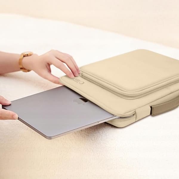 Tech-Protect Datorfodral 15"-16" Basic - Desert Beige