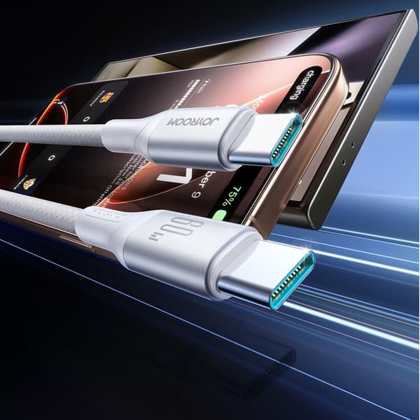 Joyroom USB-C til USB-C Kabel 60W 2m Flash-serie - Hvid