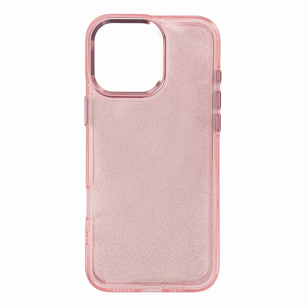 Mobilskal till iPhone 16e Glitter - Rosa