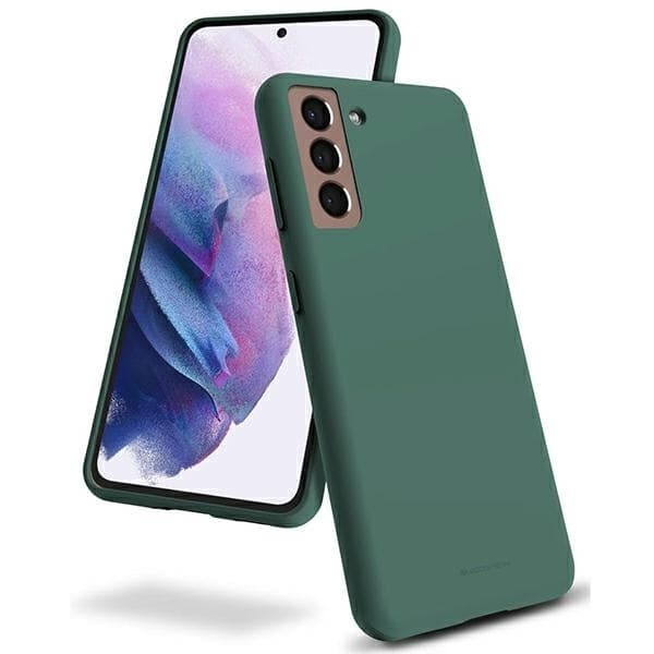 Mercury Telefontaske til iPhone 15 Pro Max Silikone - Grøn