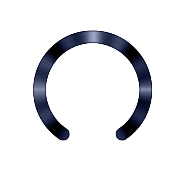 Tech-Protect 2-Pack MagSafe Magnetisk Ring MMP-210 - Blå/Sølv