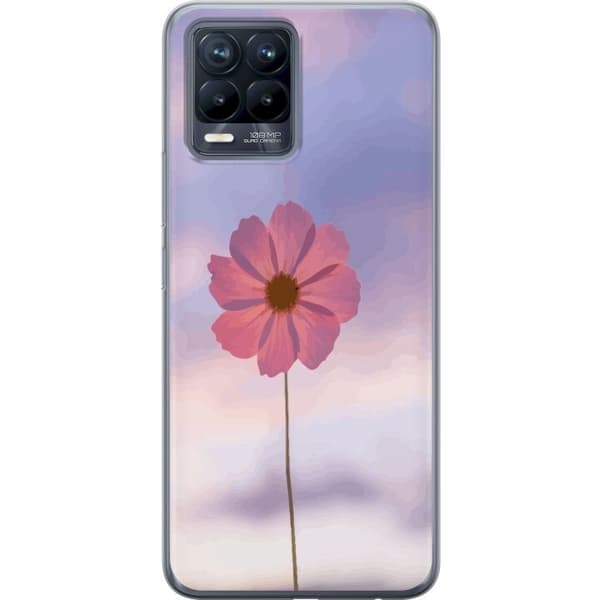 Mobilskal till Realme 8 med Rosa blomma