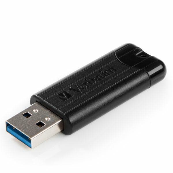 Verbatim Pendrive 32GB USB-A 3.2 PinStripe - Sort