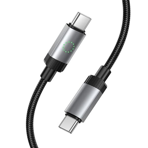 HOCO USB-C til USB-C 60W Kabel 3A 1m X117 - Sort