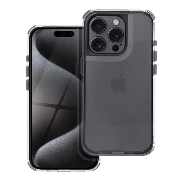Telefontaske til iPhone 17 Pro Matrix Klar - Sort