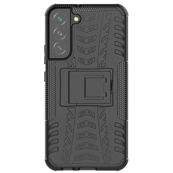 Dæktekstur Kickstand Cover Galaxy S22 Plus 5G - Sort