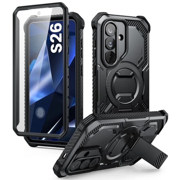 SupCase Telefontaske Til Galaxy S26 Magsafe IBLSN Armorbox - Sort