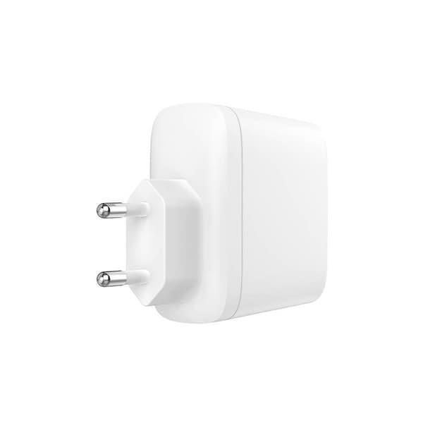 GEAR Oplader 220V 2xUSB-C PD 60W Hvid