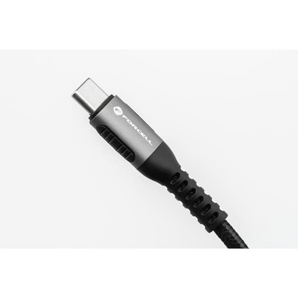 Forcell USB-C til USB-C Kabel 100W 2m QC4.0 PD 5A Cafule - Sort