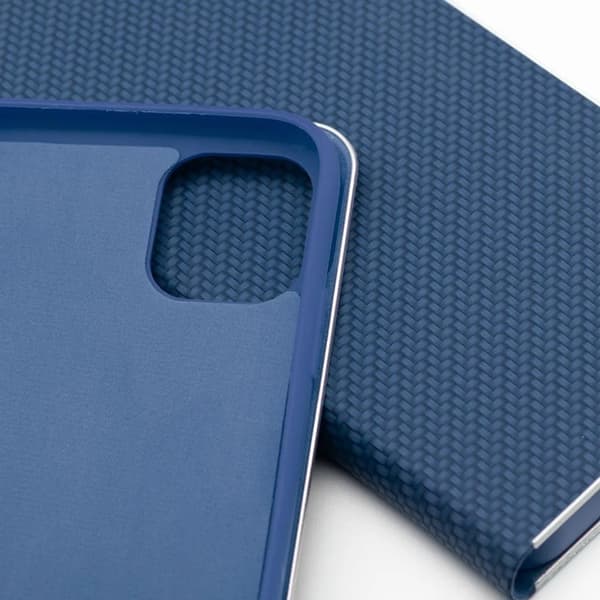 iPhone 17 Pro Plånboksfodral Luna Carbon - Blå