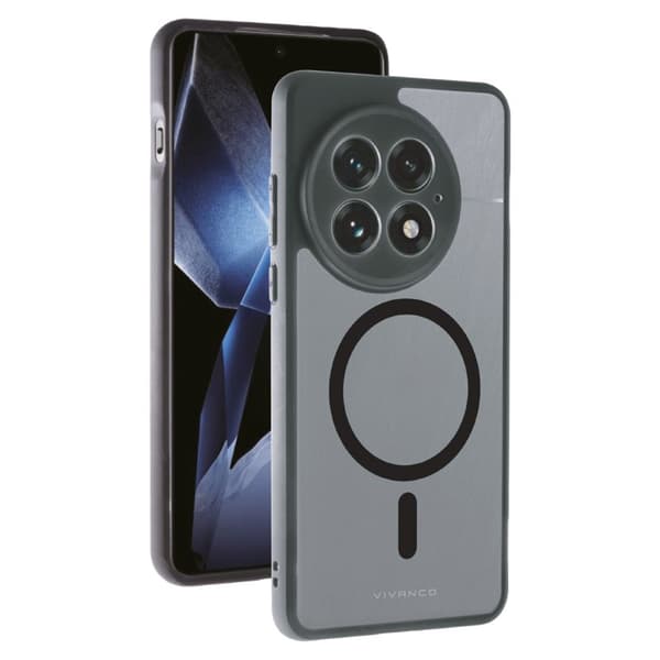 Vivanco Mag Pro Cover OnePlus 13 Läpinäkyvä/Musta