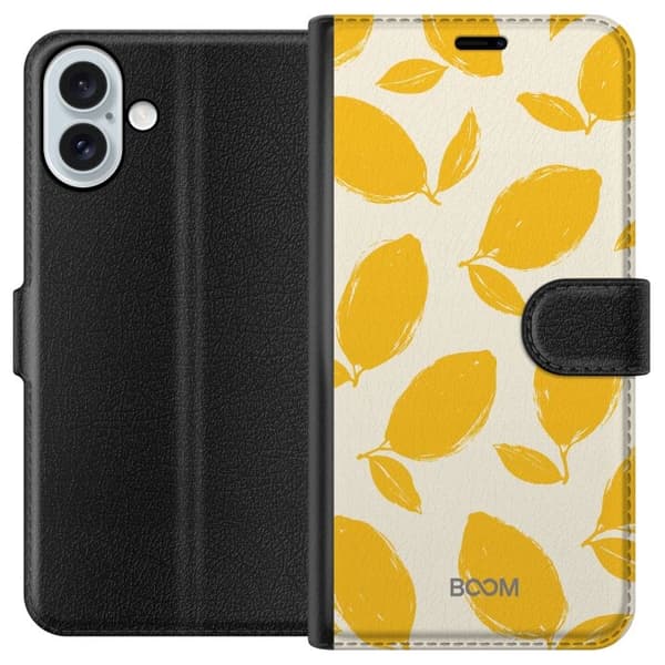 Plånboksfodral till Apple iPhone 16 Plus med Lemon Breeze