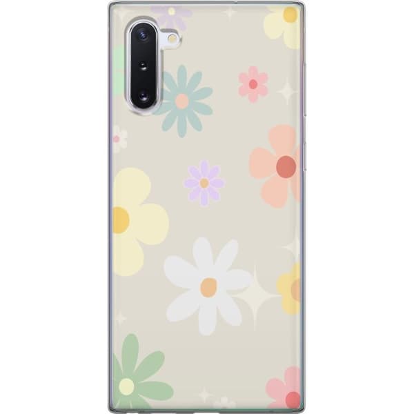 Mobilskal till Samsung Galaxy Note10 med fejdande blommor
