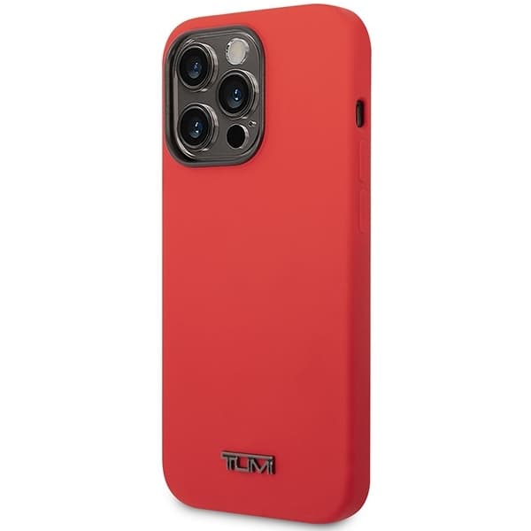 Tumi-puhelinkotelo iPhone 14 Pro Max MagSafe Liquid Silicone - Punainen