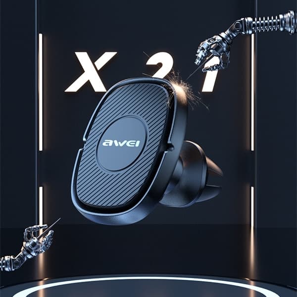 AWEI magnetisk bilholder til luftventil X21 - Sort
