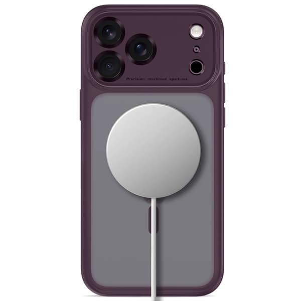 Tech-Protect Mobilskal För iPhone 18 Pro/17 Pro Magsafe Magpeak - Matte Burgundy