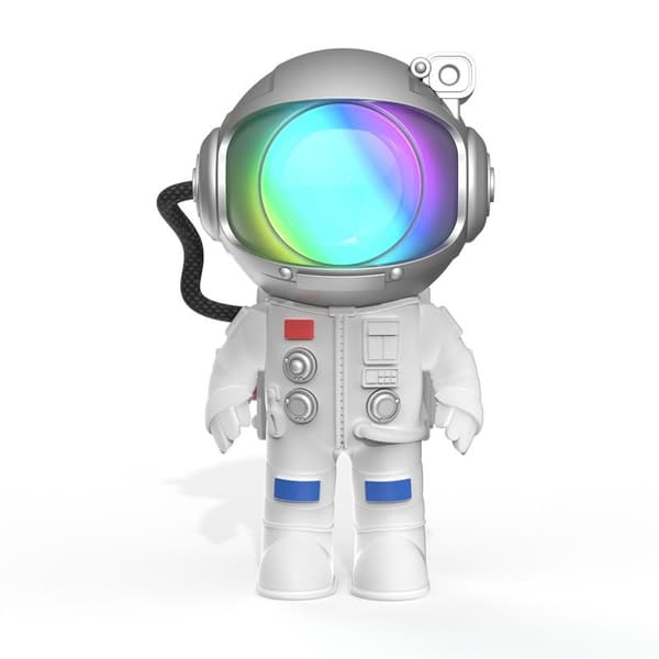 MOB Projektor Mini Stellar Light Space Vit Austonaut