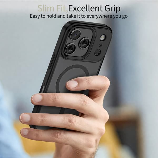 Tech-Protect Telefontaske til iPhone 17 Pro Max Magsafe Matte - Sort
