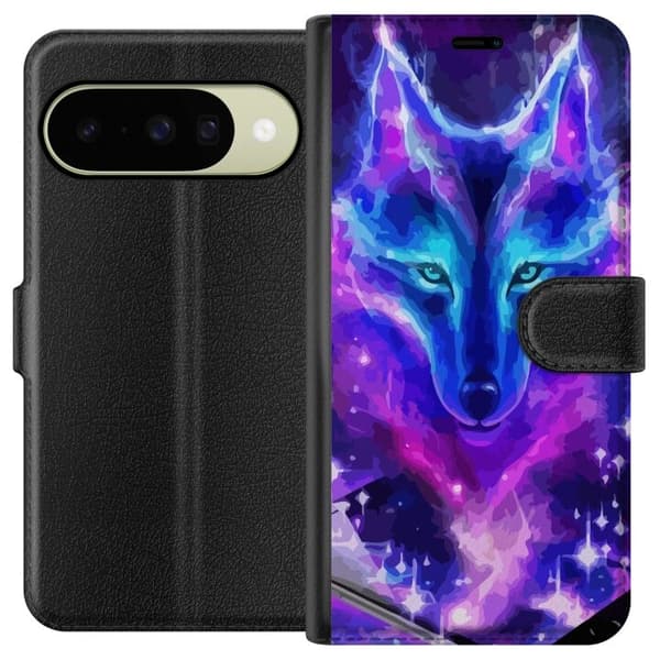 Plånboksfodral till Google Pixel 10 med Neon Varg