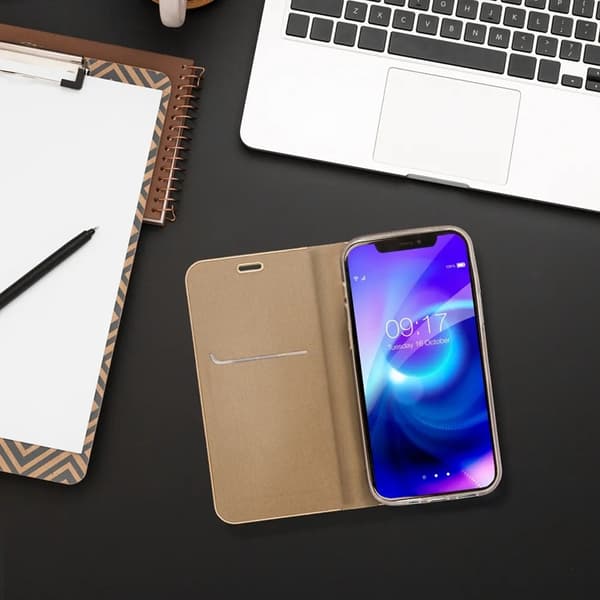 Xiaomi Redmi Note 14 Pro 4G Plånboksfodral Luna Guld - Guld