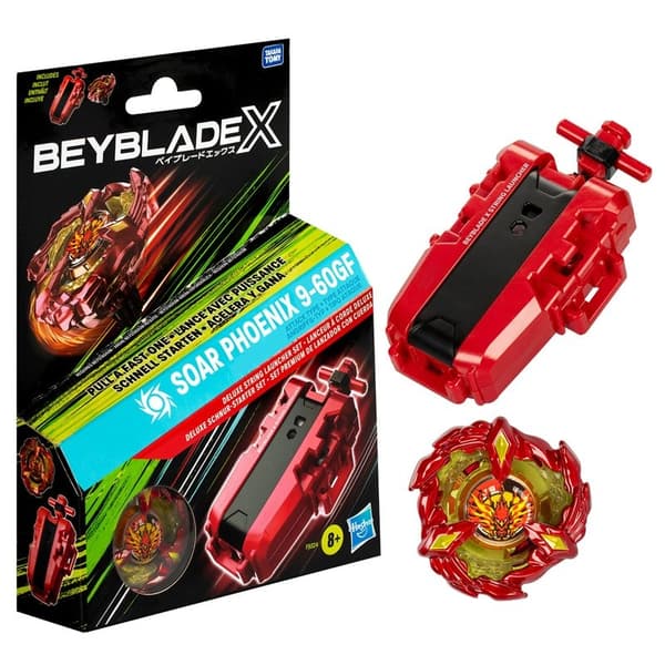 BEYBLADE BBX Deluxe Launcher & Top Soar Phoenix Set