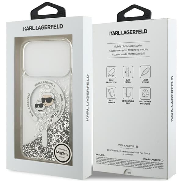 Karl Lagerfeld Mobilcover Til iPhone 18 Pro Max/17 Pro Max Magsafe Liquid
