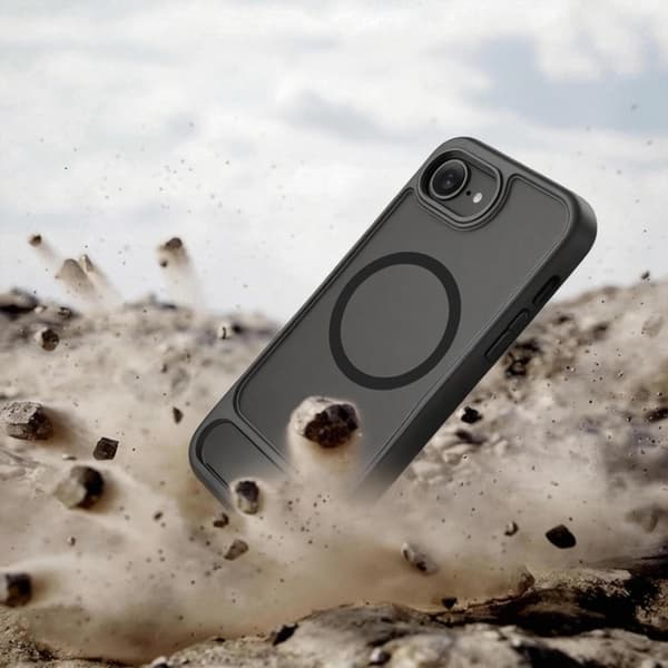 Tech-Protect Mobilcover Til iPhone 16e/17e Magsafe Magrack - Mat Sort
