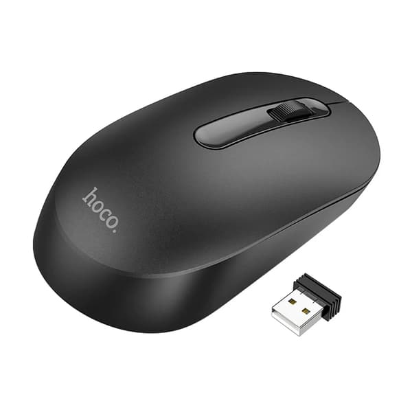 HOCO trådløs computermus 2.4G 1200dpi GM14 sort