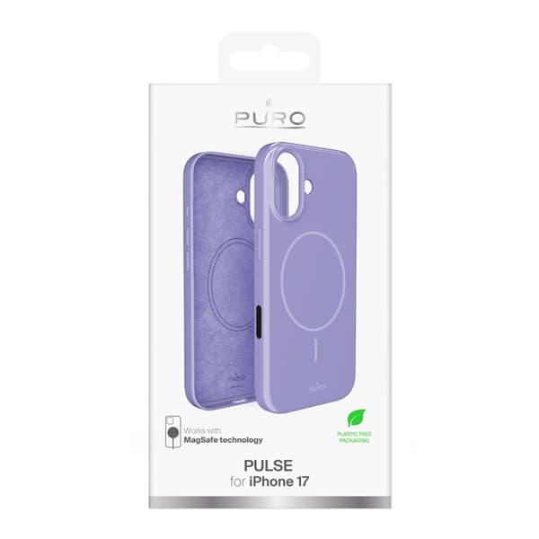 Puro Mobilskal till iPhone 17 Magsafe Polycarbonate Pulse - Rosa
