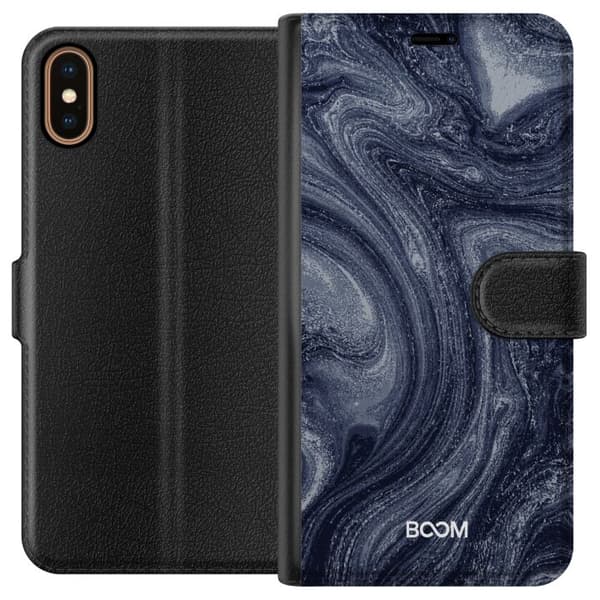 Plånboksfodral till Apple iPhone X med Midnight Stone
