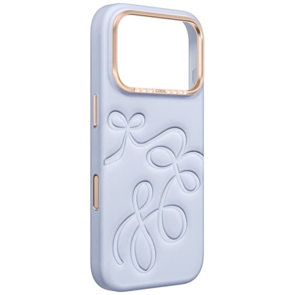 UNIQ Mobilskal För iPhone 18 Pro/17 Pro Coehl Cloude - Blå