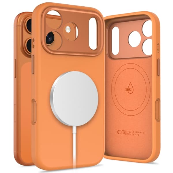 Tech-Protect Mobilskal till iPhone 18 Pro Max/17 Pro Max MagSafe - Cosmic Orange