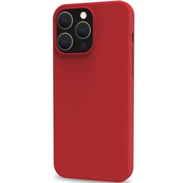 Celly Mobilskal till iPhone 16 Pro Cromo Soft Rubber - Röd