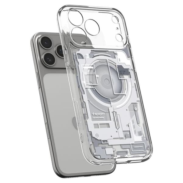 Spigen Mobilskal För iPhone 18 Pro/17 Pro Magsafe Ultra Hybrid Zero One - Vit