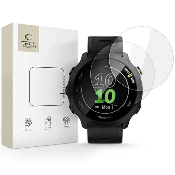 Tech-Protect [2-Pack] Garmin Forerunner 55 Karkaistu lasi näytönsuoja