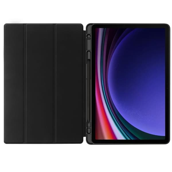 Tech-Protect Galaxy Tab S9 FE -kotelo kynäpaikalla - Musta
