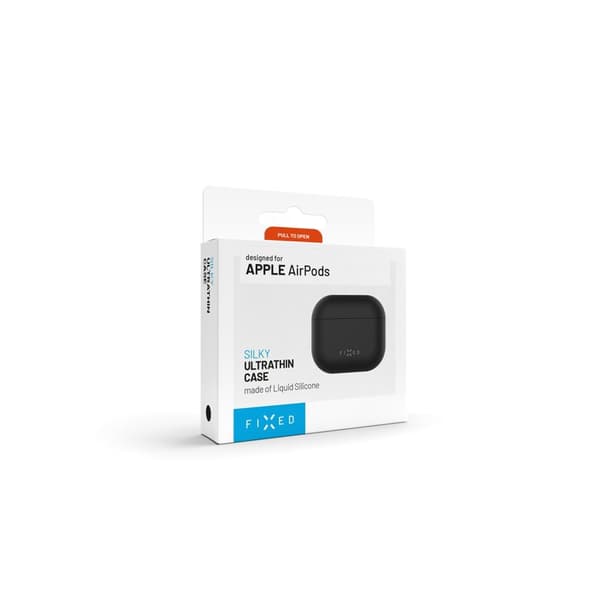 FIXED Silky Silikoneetui til Apple AirPods Pro 2 Sort
