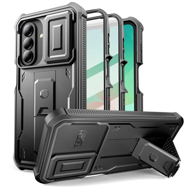 [2-Pack] Tech-Protect Mobilskal För Galaxy A27 Kevlar Camplus - Svart