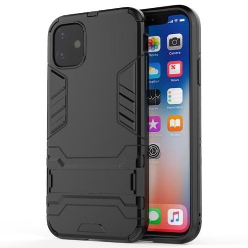 Kuori jalustalla iPhone 11 Pro Maxille - Musta