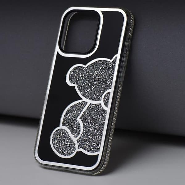 Mobilskal till iPhone 12 Pro Teddy Bear - Silver