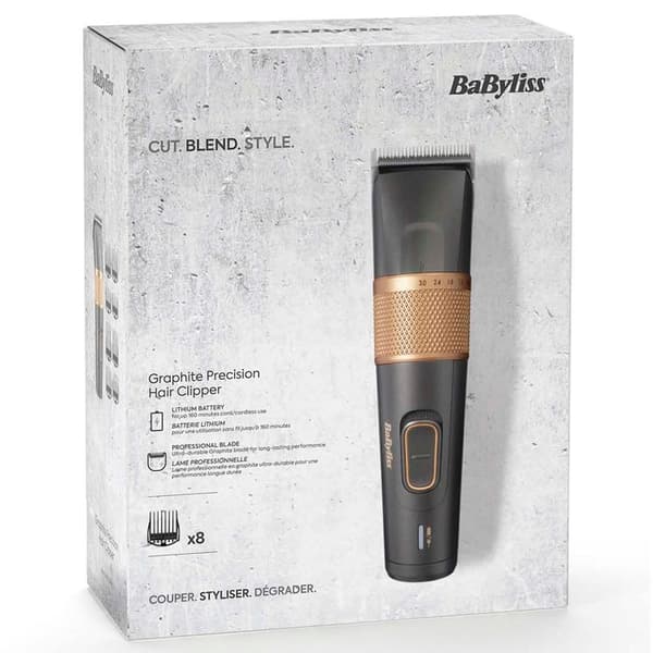 Babyliss Hårklipper Graphite Precision E987E