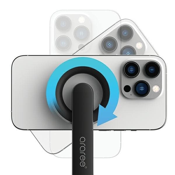Araree Selfie Stick MagSafe Stativ Bluetooth Magfie Pod - Sort