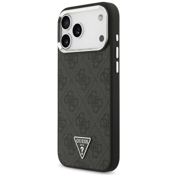 Guess Mobilskal till iPhone 17 Pro Max MagSafe 4G Triangle Logo - Silver