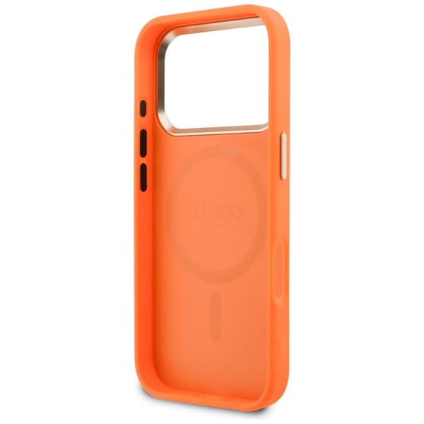 Guess Mobilskal För iPhone 17 Pro Max MagSafe  Perforated 4G - Orange