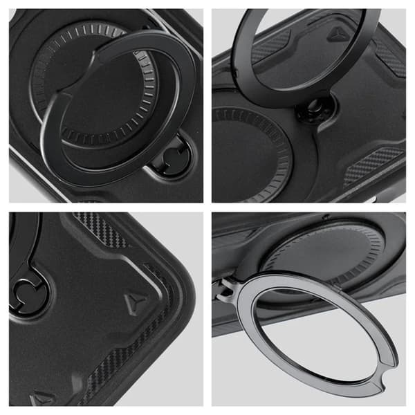 Telefontaske til iPhone 16 Frost Armor - Sort