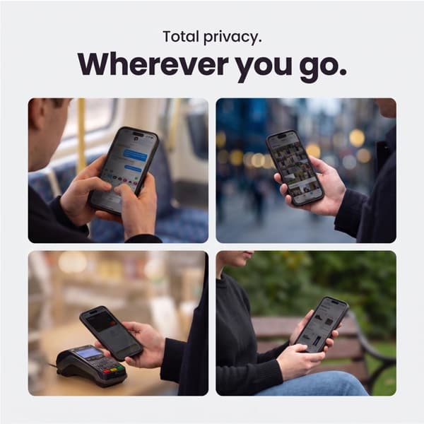 [2-Pack] Tech-Protect Härdat Glas Skärmskydd för iPhone 18 Pro Max Spy Plus