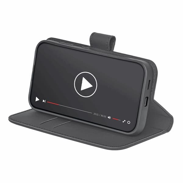 Puro Galaxy S25 Plånboksfodral med Flip - Svart